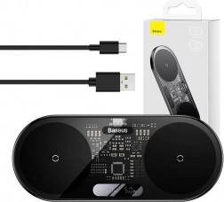 Bežični punjač Baseus s digitalnim LED zaslonom, 20 W