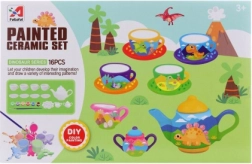 Set za oslikavanje čajnog servisa s dinosaurima