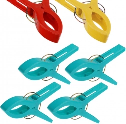 Klipse za plažni ručnik, set od 4 kom