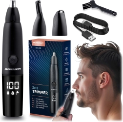 Berdsen trimer za nos i uši 3u1 crni