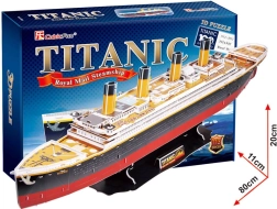 CubicFun 3D puzzle Titanic – veliki model, 113 dijelova