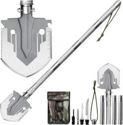 Sklopiva vojnička lopata 16u1 s nožem i kremenom