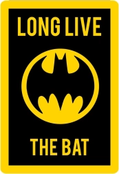 Otirač Batman 80 × 120 cm – licencirani poliesterski otirač