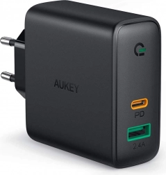 Mrežni punjač AUKEY PA-D3 2×USB s Power Delivery 60 W