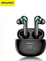 Bežične slušalice Bluetooth 5.0 TWS AWEI T15P crne