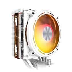 Aktivni CPU hladnjak DarkFlash E400 bijeli s LED zaslonom i ARGB