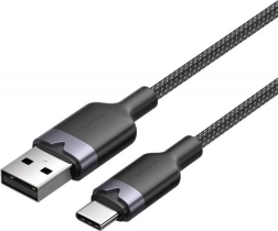 USB kabel 2.0 USB‑A na USB‑C 3A 1 m crni Vention