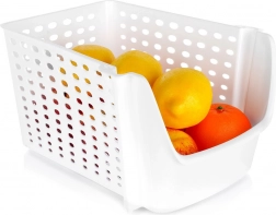 Bijela perforirana košara za voće i povrće 29 × 21 × 16 cm