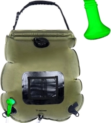 Solarni kamperski tuš 20 l s termometrom