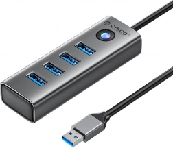 USB razdjelnik ORICO 4× USB 3.0, sivi