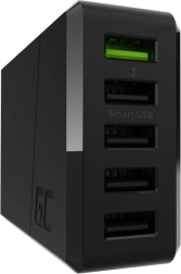 Mrežni punjač GREENCELL ChargeSource 5, 52 W, 5× USB s brzim punjenjem