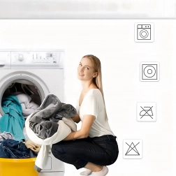 Oversize nosiva deka s kapuljačom – unisex, ekstra topla, crvena