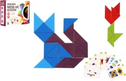 Drvena mozaična slagalica trokutovi