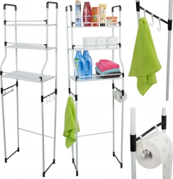 Kupaonska polica s organizatorom i tri police