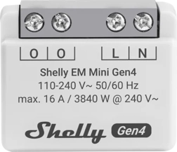 Mjerač potrošnje energije Shelly EM Mini Gen4 s Wi‑Fi i Matter