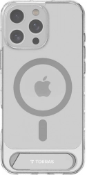 Prozirna magnetska TORRAS Pstand maskica s kickstandom za iPhone 16 Pro Max