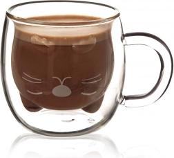 Termo čaša s dvostrukom stijenkom mačka 270 ml