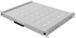 Izvlačna polica za 19" rack, 1U, 350 mm, siva