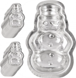 Set čeličnih kalupića za kolačiće – snjegović, 20 kom