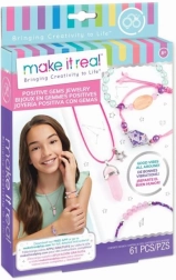 MAKE IT REAL set za izradu nakita Positive Gems – ogrlica i 3 narukvice