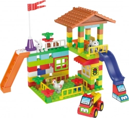 L-W Toys junior kocke farma – građevni set za najmlađe, 120 kom