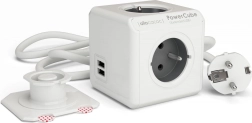 PowerCube produžena napojna letva USB 3 m 2404/FREUPC siva