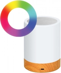 Bežična dodirna LED noćna lampica TECHLY s promjenjivim bojama