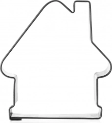 Rezač za kekse od nehrđajućeg čelika kućica 5,5 cm