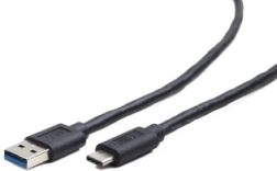USB 3.0 kabel USB‑C (A muški na USB‑C muški), 0,5 m, crni