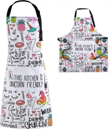 Kuhinjska pregača s jednorozima u tubi