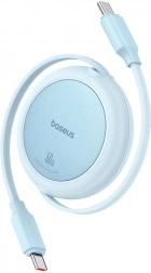 Baseus Free2Pull Mini USB‑C na USB‑C 60W kabel 1 m – Plava
