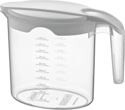 Plastični vrč s poklopcem 1 l