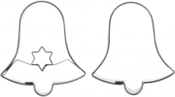 Set kalupa za kekse zvono, nehrđajući čelik, 4,6 cm, 2 kom