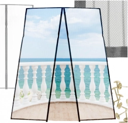 magnetska mreža protiv insekata za vrata 100 × 210 cm