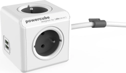 Produžni razdjelnik PowerCube Extended USB 1,5 m siva