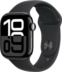 Apple Watch Series 10 GPS 42 mm oniks s crnim sportskim remenom
