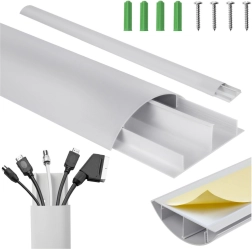 Set pokrovnih lajsni za kabele srebrna aluminijska