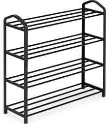 Metalni stalak za cipele s četiri police