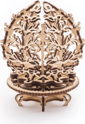 Drvene mehaničke 3D puzzle cvijet UGEARS (101 dijelova)
