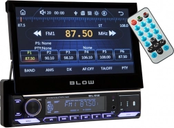autoradio Blow SlideX s izvlačnim 7" zaslonom, RDS, MP3, USB, microSD i Bluetooth