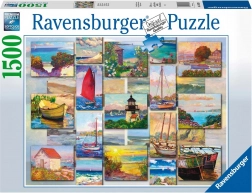Puzzle RAVENSBURGER COASTAL COLLAGE, 1500 dijelova