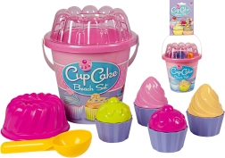 Androni set za pijesak tortice – srednji – Ružičasta