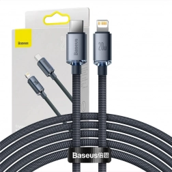 Kabel za brzo punjenje USB-C na Lightning Baseus 20W 2m crni