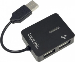 LogiLink USB hub s 4 porta USB 2.0 crni