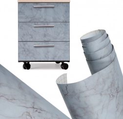 Samoljepljiva dekorativna folija sivi mramor 1,22 × 50 m