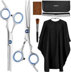 Frizerski set od 7 dijelova sa škarama i etuijem