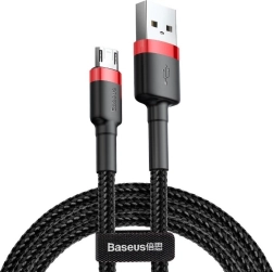 Baseus Cafule kabel USB-A na Micro USB 1 m, 2,4 A, crveno‑crni