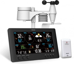 profesionalna Wi‑Fi meteorološka stanica s velikim LCD zaslonom 21,4 cm