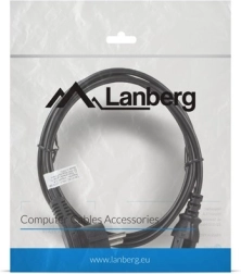 Napajajući kabel 1,8 m crni s priključcima CEE 7/7 - IEC 320 C13