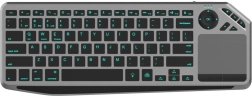 Bežična tipkovnica s touchpadom i LED pozadinskim osvjetljenjem